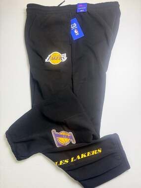 Ultra Game NBA Los Angeles Lakers Keystone Jogger Sweatpants Men’s XXL Black